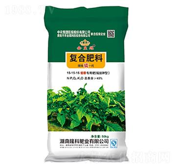 金皇冠牌復(fù)合肥（煙草專用肥）15-15-15-隆科農(nóng)資